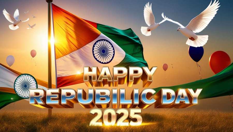 Happy Republic Day 2025 Wishes With Tricolor Background - Royalty Free Happy Republic Day 2025 Wishes Image Download | Pngmagic 2025 Free Download Happy Republic Day 2025 Wishes With Tricolor Background - High Quality Happy Republic Day 2025 Wishes Background