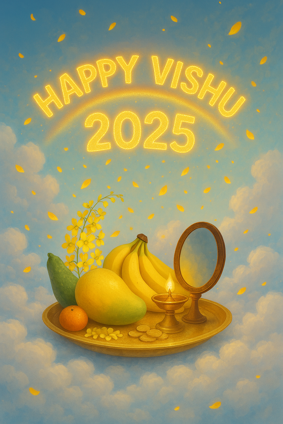 Happy Vishu 2025 Card Design - Royalty Free Happy Vishu 2025 Image | Pngmagic Free Download Happy Vishu 2025 Card Design - High Quality Happy Vishu 2025 Background