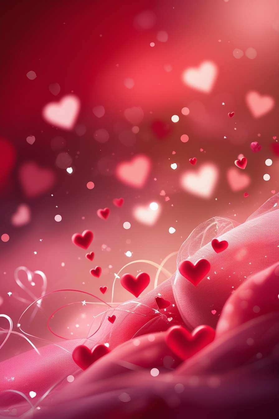 Free Download Hd Valentines Day Red And Pink Heart Backgrounds For Download - High Quality Red And Pink Backgrounds For Valentine Day Background