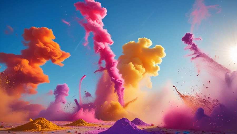 Holi Digital Background With Festive Elements - Royalty Free Holi Background Image Download | Pngmagic 2025 Free Download Holi Digital Background With Festive Elements - High Quality Holi Background Background