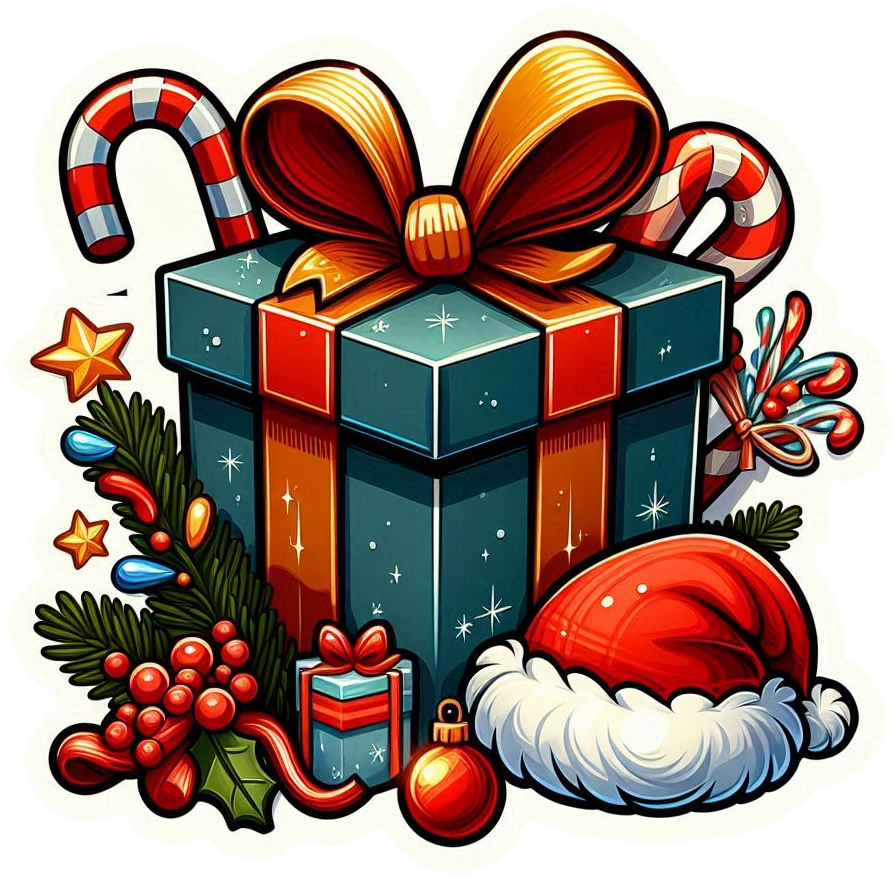 Holiday-themed Christmas Gift Box For Quick Gifting Ideas - Royalty Free Gift Box Image | Pngmagic Free Download Holiday-themed Christmas Gift Box For Quick Gifting Ideas - High Quality Gift Box PNG Image