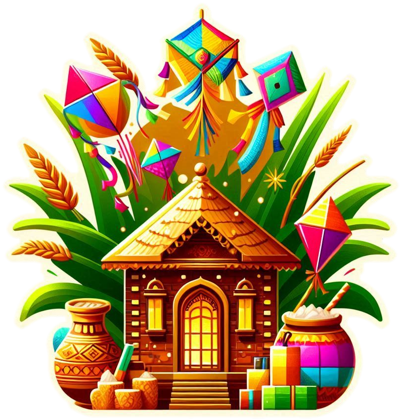 India Lohri Png With Cultural Elements - Royalty Free Lohri PNG Image | Pngmagic Free Download India Lohri Png With Cultural Elements - High Quality Lohri PNG PNG Image