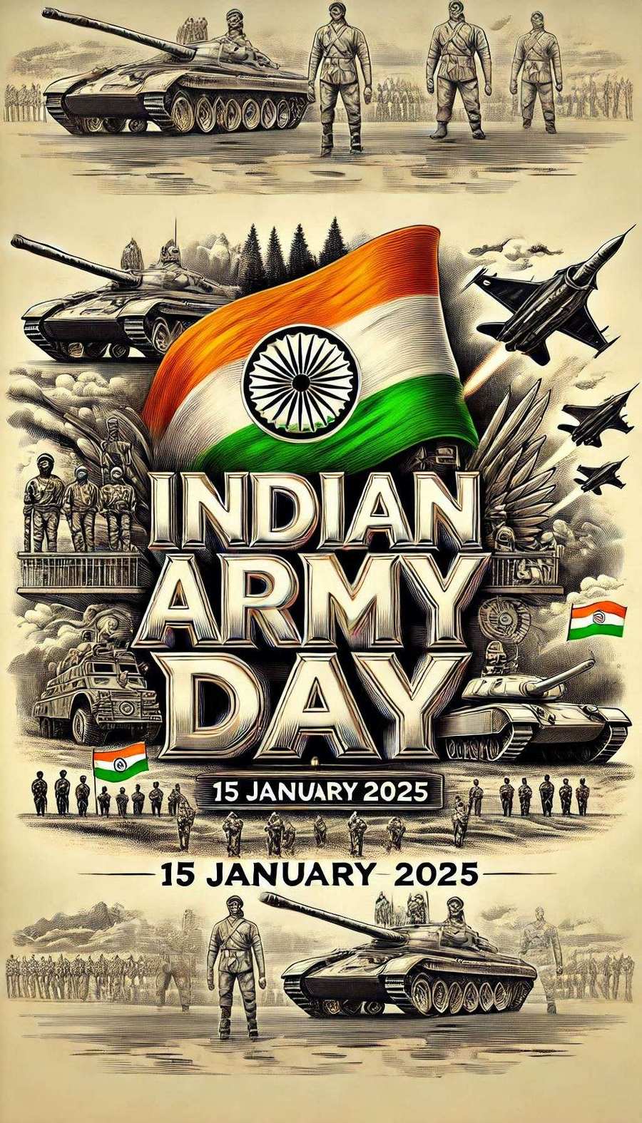 Indian Army Day 2025 Wallpaper With Indian Flag - Royalty Free Indian Army Day 2025 Image | Pngmagic Free Download Indian Army Day 2025 Wallpaper With Indian Flag - High Quality Indian Army Day 2025 Background