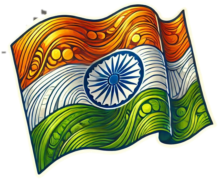 Indian Flag Png Hand-drawn Style - Royalty Free Indian Flag PNG Image | Pngmagic Free Download Indian Flag Png Hand-drawn Style - High Quality Indian Flag PNG PNG Image