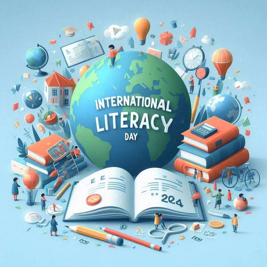 International Literacy Day 2024 Themed Illustrations For Teachers - Royalty Free International Literacy Day Image | Pngmagic Free Download International Literacy Day 2024 Themed Illustrations For Teachers - High Quality International Literacy Day Background