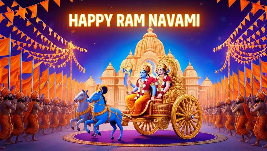 Lord Rama HD Images For Ram Navami - Royalty Free Happy Ram Navami Image | Pngmagic Free Download Lord Rama HD Images For Ram Navami - High Quality Happy Ram Navami Background