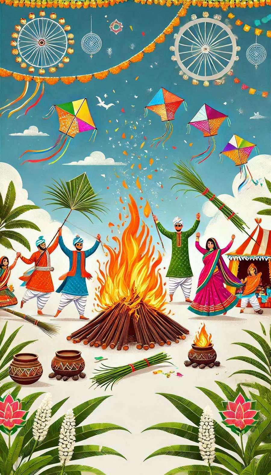 Makar Sankranti Wallpapers For Greeting Card Designs - Royalty Free Makar Sankranti Wallpaper Image | Pngmagic Free Download Makar Sankranti Wallpapers For Greeting Card Designs - High Quality Makar Sankranti Wallpaper Background