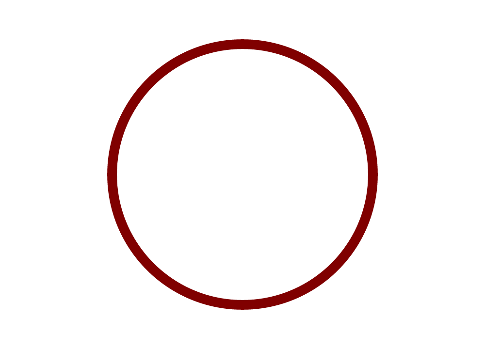 Maroon Circle Outline png