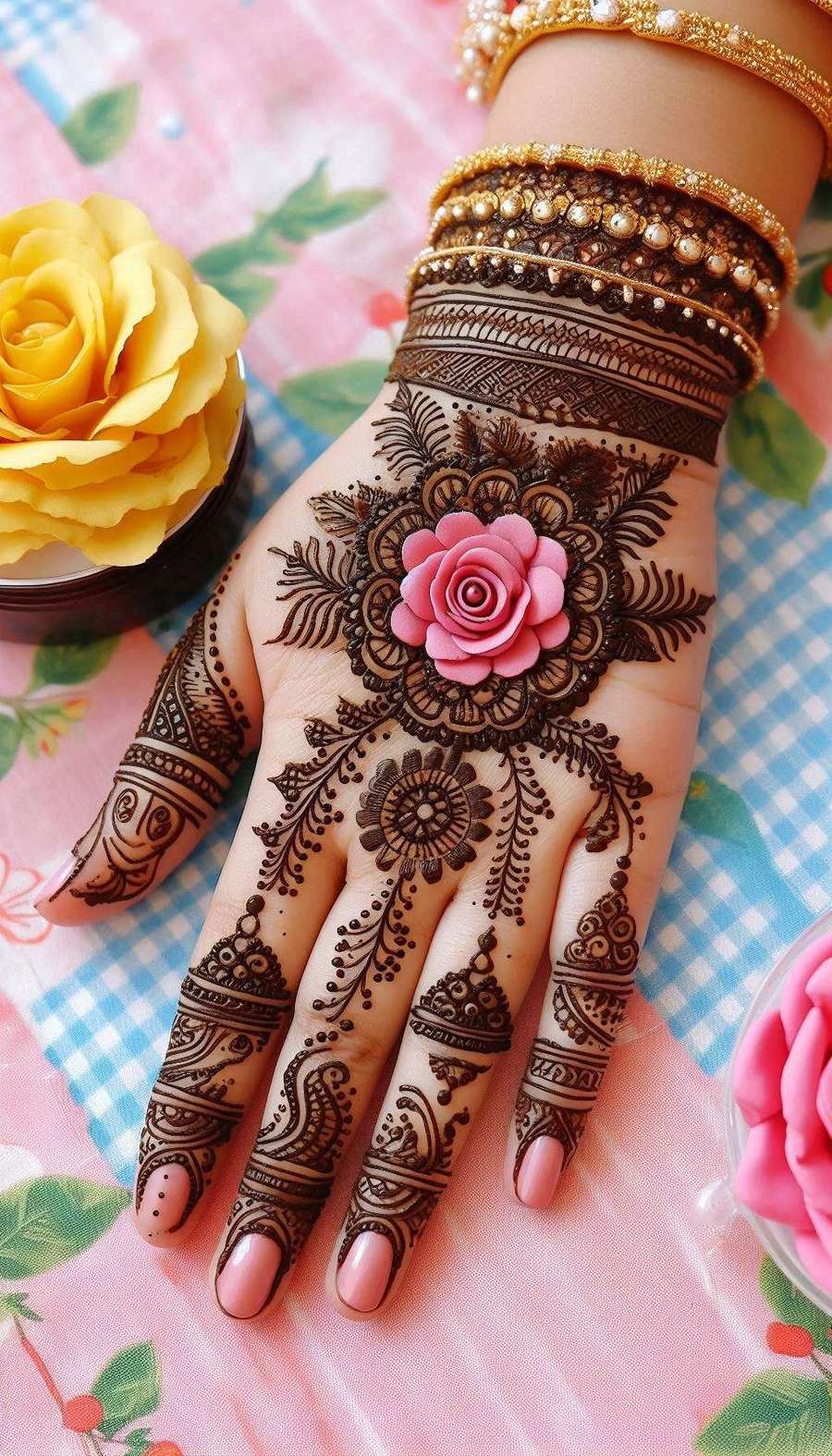 Mehndi Design For Kids With Cute Motifs - Royalty Free Mehndi Design Image | Pngmagic Free Download Mehndi Design For Kids With Cute Motifs - High Quality Mehndi Design Background