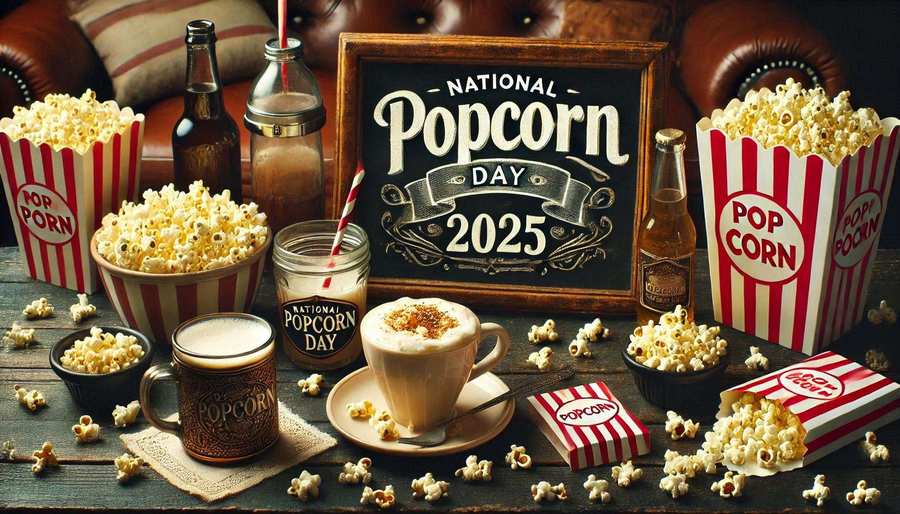 National Popcorn Day 2025 Graphics With Bold Typography - Royalty Free National Popcorn Day 2025 Images Image | Pngmagic Free Download National Popcorn Day 2025 Graphics With Bold Typography - High Quality National Popcorn Day 2025 Images Background