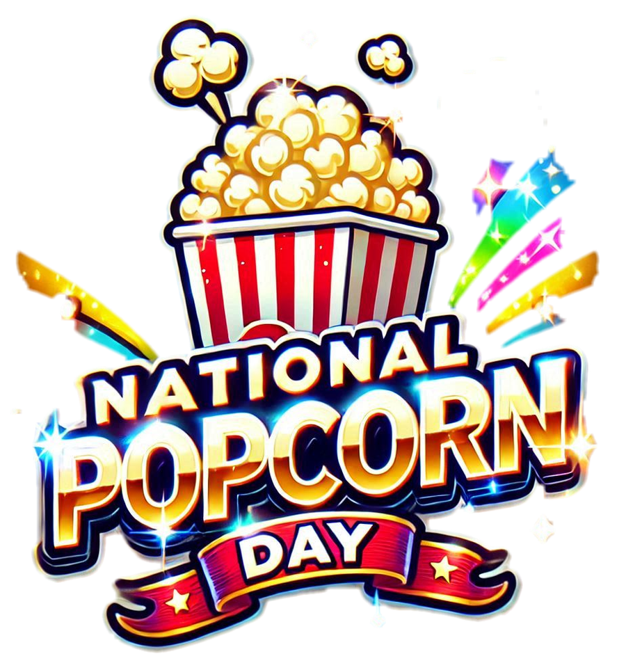Free Download National Popcorn Day Png For Crafting Projects - High Quality National Popcorn Day PNG PNG Image