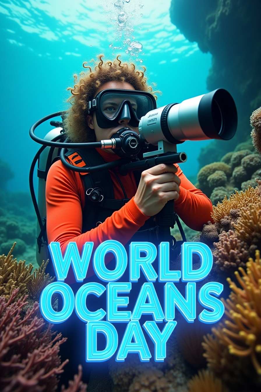Ocean Pollution Awareness Creative Image - Royalty Free World Oceans Day Image | Pngmagic Free Download Ocean Pollution Awareness Creative Image - High Quality World Oceans Day Background