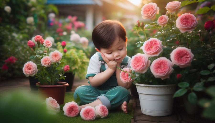 Parents With Toddlers In A Flower Garden Park - Royalty Free Small Kids Playing Garden Park Parents Image | Pngmagic Free Download Parents With Toddlers In A Flower Garden Park - High Quality Small Kids Playing Garden Park Parents Background