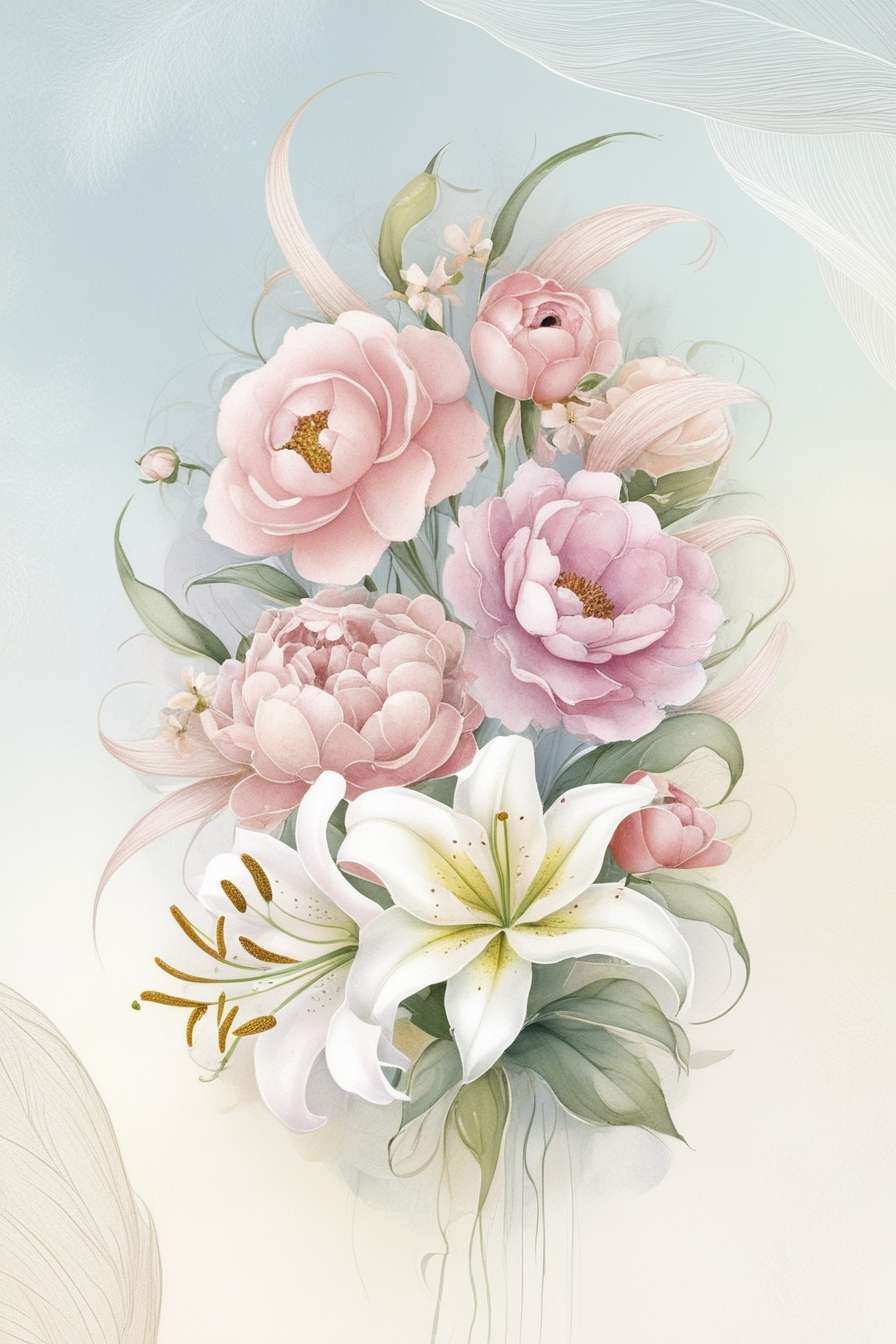 Pastel Floral Wallpaper Images For Soft Aesthetics - Royalty Free Wallpaper Image Of Flowers Image | Pngmagic Free Download Pastel Floral Wallpaper Images For Soft Aesthetics - High Quality Wallpaper Image Of Flowers Background