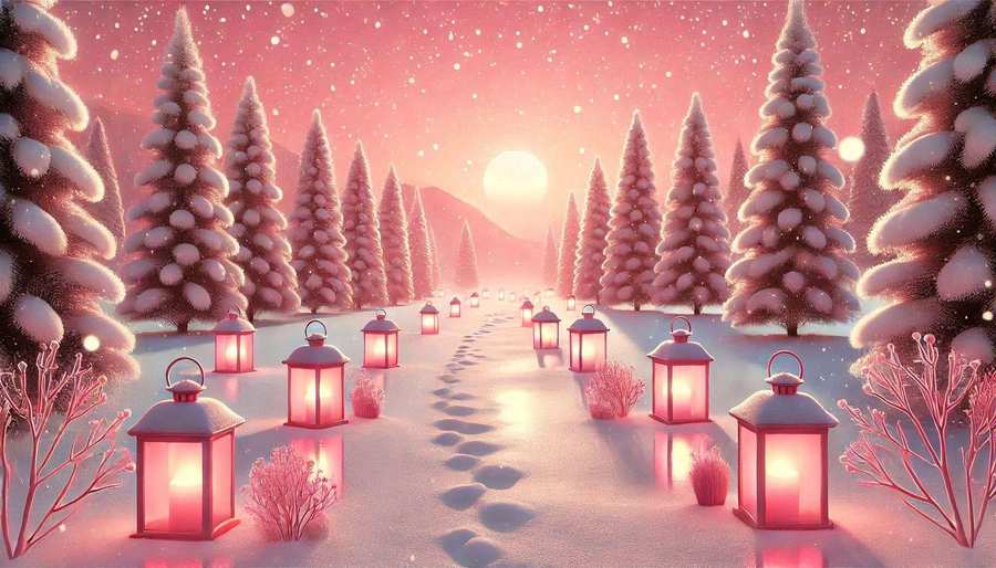 Pastel Pink Christmas Wallpaper For Your Pc - Royalty Free Pink Christmas Wallpaper Image | Pngmagic Free Download Pastel Pink Christmas Wallpaper For Your Pc - High Quality Pink Christmas Wallpaper Background