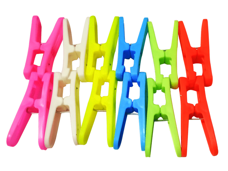 Plastic Clothes Pins Hanging Clips Cloth Peg png