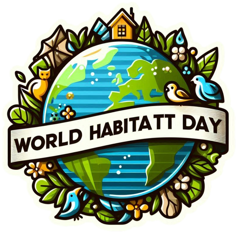 Png Happy World Habitat Day 2024 Image For Digital Use - Royalty Free Happy World Habitat Day Image | Pngmagic Free Download Png Happy World Habitat Day 2024 Image For Digital Use - High Quality Happy World Habitat Day PNG Image