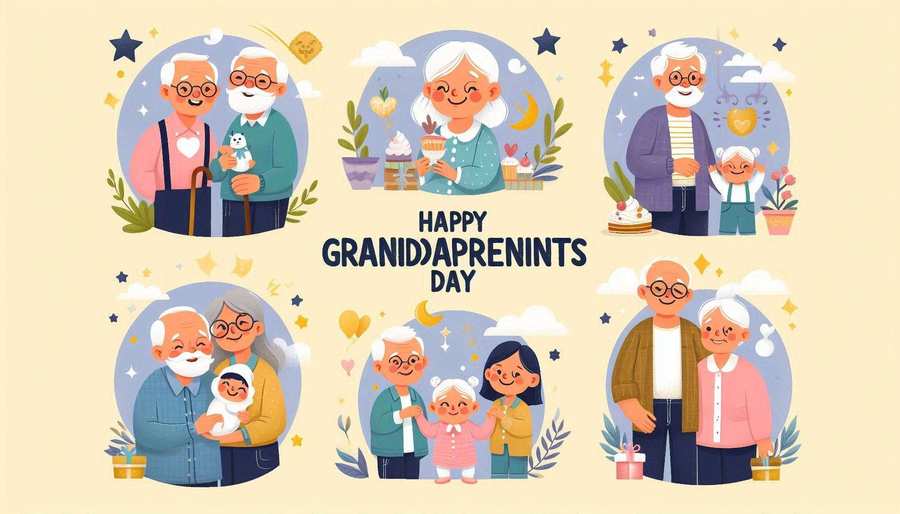 Printable Happy Grandparents Day 2024 Cards With Images - Royalty Free Grandparents Day Image | Pngmagic Free Download Printable Happy Grandparents Day 2024 Cards With Images - High Quality Grandparents Day Background