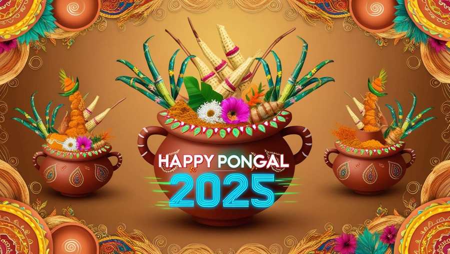 Printable Happy Pongal Greetings 2025 Cards - Royalty Free Happy Pongal Greetings 2025 Image | Pngmagic Free Download Printable Happy Pongal Greetings 2025 Cards - High Quality Happy Pongal Greetings 2025 Background