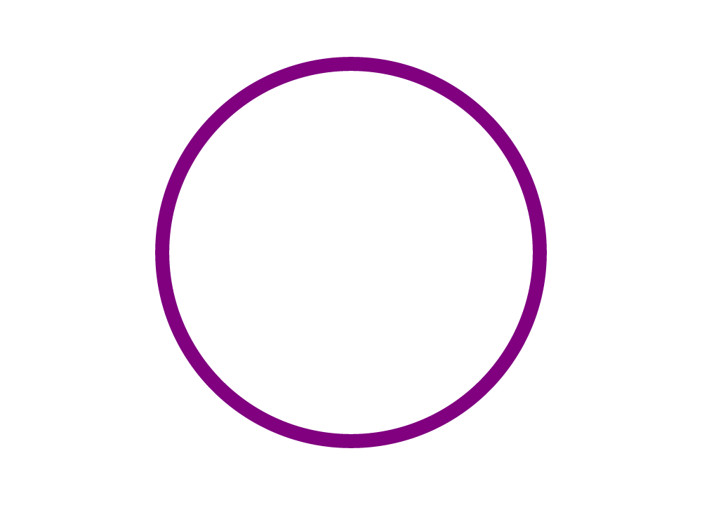 Purple Circle Outline png