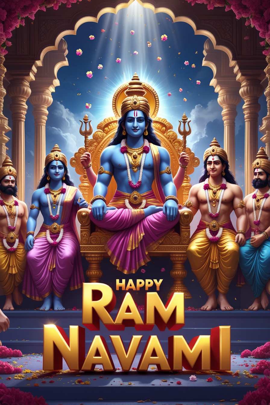 Free Download Ram Navami Festival Emoji Stickers For Social Media - High Quality Happy Ram Navami Background