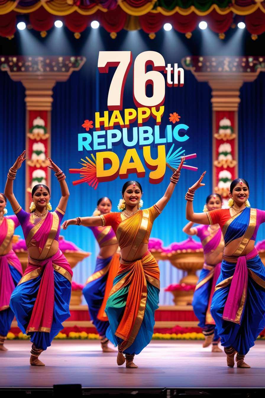 Free Download Republic Day 26 January 2025 Speech In English - High Quality 76th Happy Republic Day Of India 26 January Background