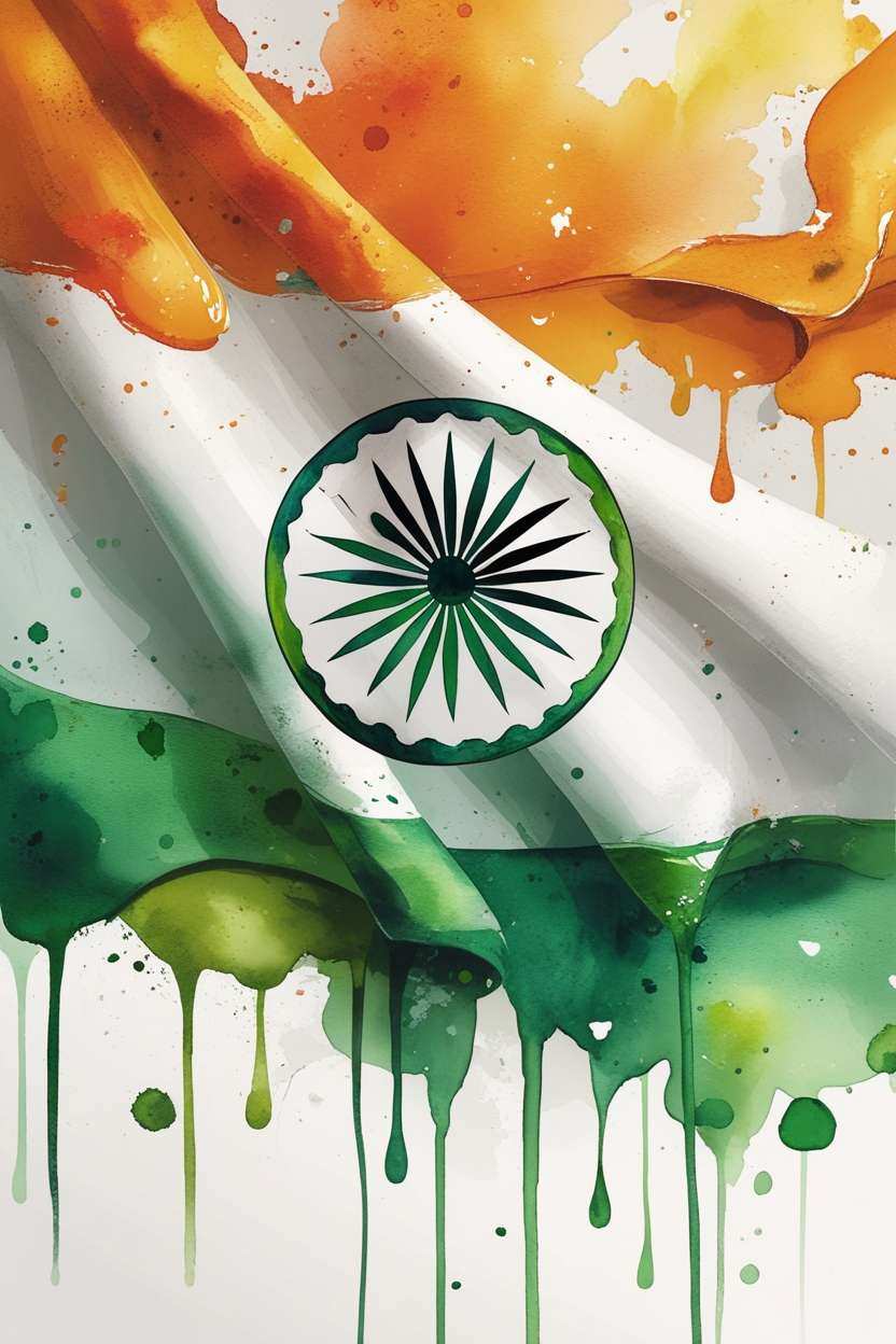Republic Day Flag Background With Glowing Effects - Royalty Free Republic Day Flag Background Image | Pngmagic Free Download Republic Day Flag Background With Glowing Effects - High Quality Republic Day Flag Background Background