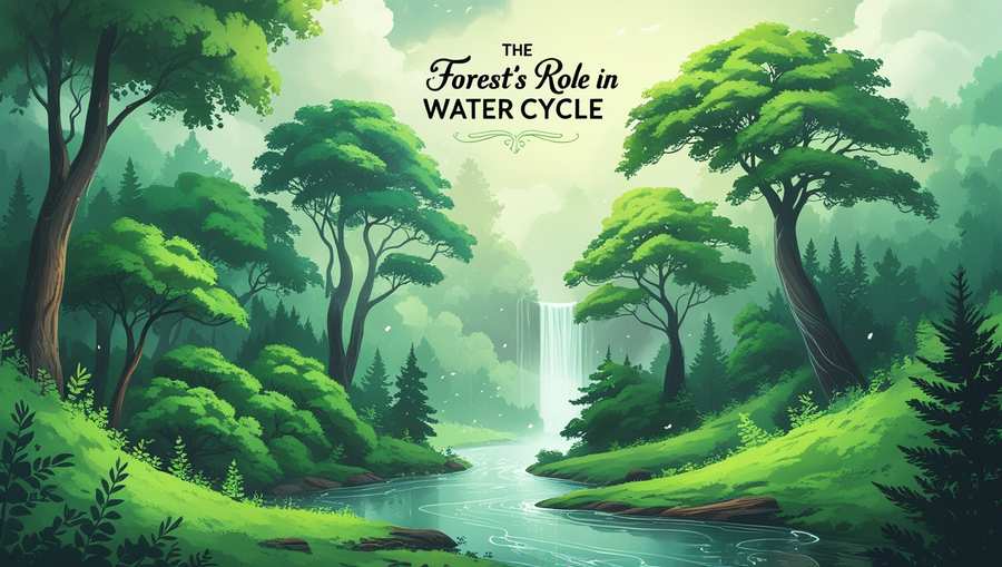 Role Of Forests In Maintaining The Water Cycle - Royalty Free World Forest Day Image | Pngmagic Free Download Role Of Forests In Maintaining The Water Cycle - High Quality World Forest Day Background