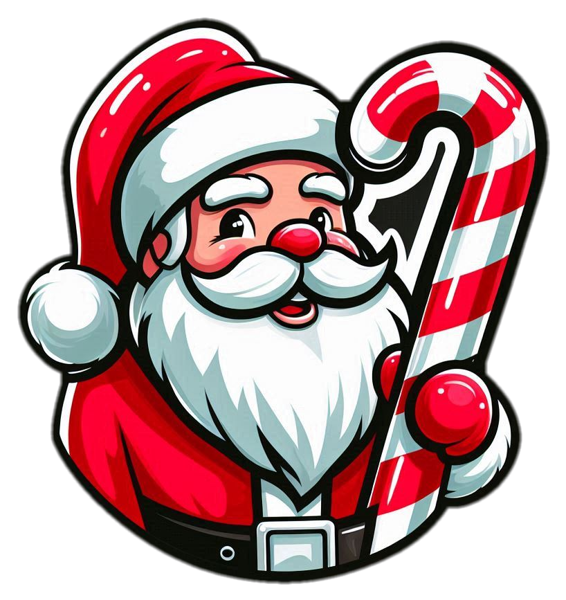 Santa Claus Png With Candy Cane - Royalty Free Santa Claus Png Image | Pngmagic Free Download Santa Claus Png With Candy Cane - High Quality Santa Claus Png PNG Image