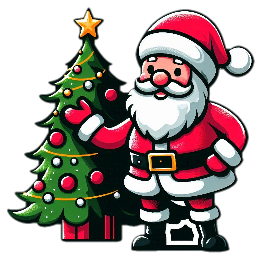 Santa Claus Png With Christmas Tree - Royalty Free Santa Claus Png Image | Pngmagic Free Download Santa Claus Png With Christmas Tree - High Quality Santa Claus Png PNG Image
