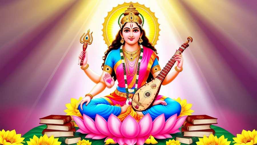 Saraswati Puja Wallpapers For Facebook Cover Photo - Royalty Free Saraswati Puja Wallpapers Image | Pngmagic Free Download Saraswati Puja Wallpapers For Facebook Cover Photo - High Quality Saraswati Puja Wallpapers Background