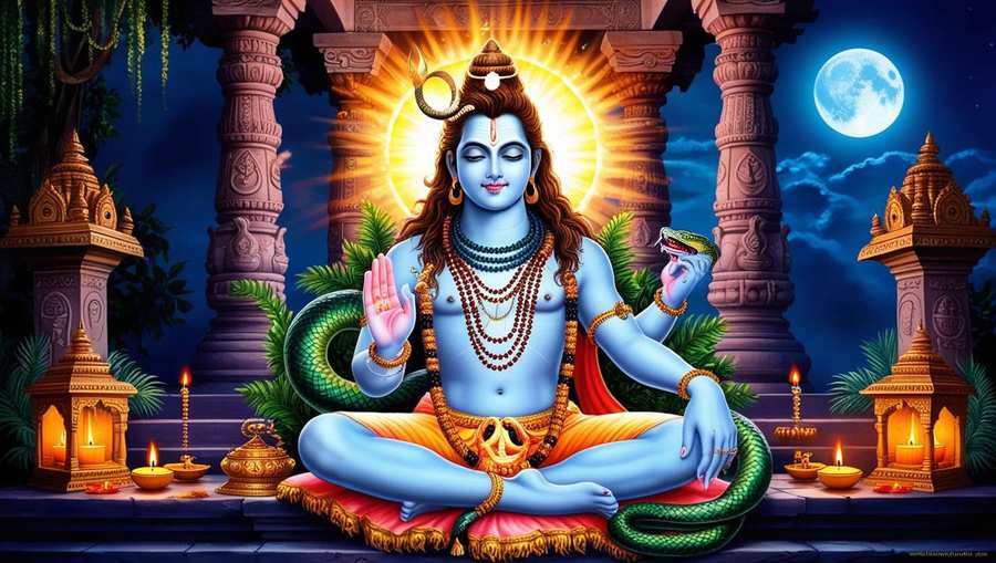 Shiv Shankar Glowing Aura Temple Background - Royalty Free Shiv Shankar Background Image Download | Pngmagic 2025 Free Download Shiv Shankar Glowing Aura Temple Background - High Quality Shiv Shankar Background Background