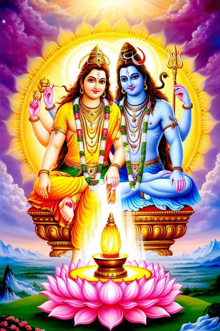 Free Download Shiva Lingam Temple Golden Aura Wallpaper - High Quality Shiv Shankar Background Background
