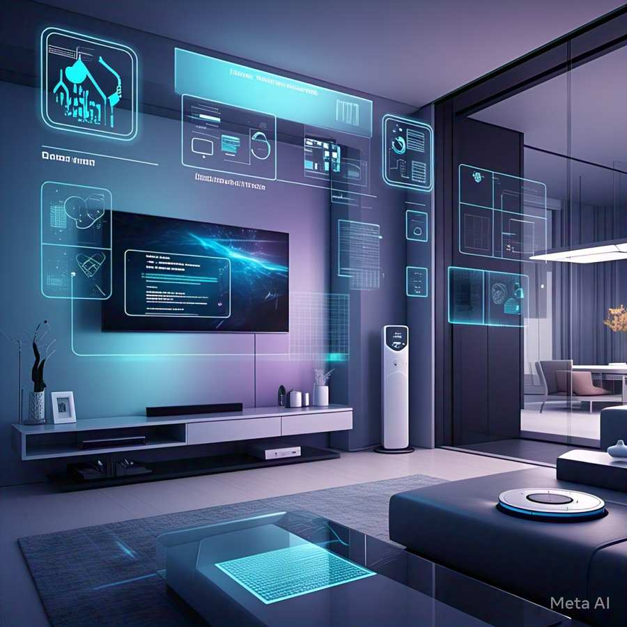 Smart Home Automation Technology Background With IoT Controls - Royalty Free Technology Background Image | Pngmagic Free Download Smart Home Automation Technology Background With IoT Controls - High Quality Technology Background Background
