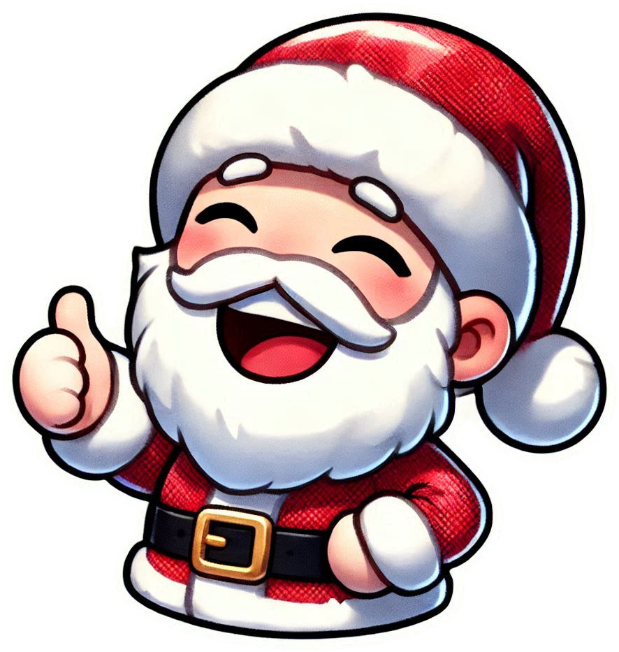 Smiling Santa Claus Png With Candy Canes And Gifts - Royalty Free Smiling Santa Claus Png Image | Pngmagic Free Download Smiling Santa Claus Png With Candy Canes And Gifts - High Quality Smiling Santa Claus Png PNG Image