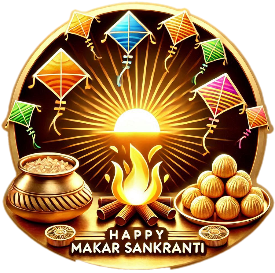 Stunning Happy Makar Sankranti Png With Glowing Effects - Royalty Free Happy Makar Sankranti Png Image | Pngmagic Free Download Stunning Happy Makar Sankranti Png With Glowing Effects - High Quality Happy Makar Sankranti Png PNG Image