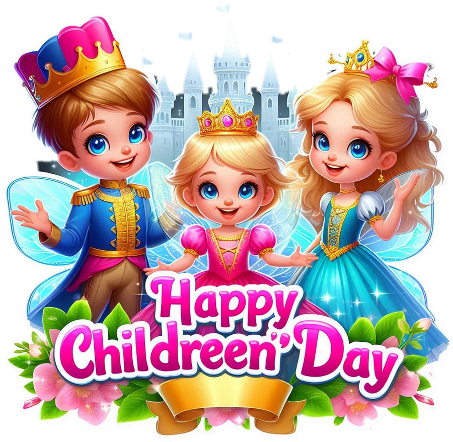 Stylish Happy Childrens Day Png Images - Royalty Free Childrens Day Image | Pngmagic Free Download Stylish Happy Childrens Day Png Images - High Quality Childrens Day PNG Image