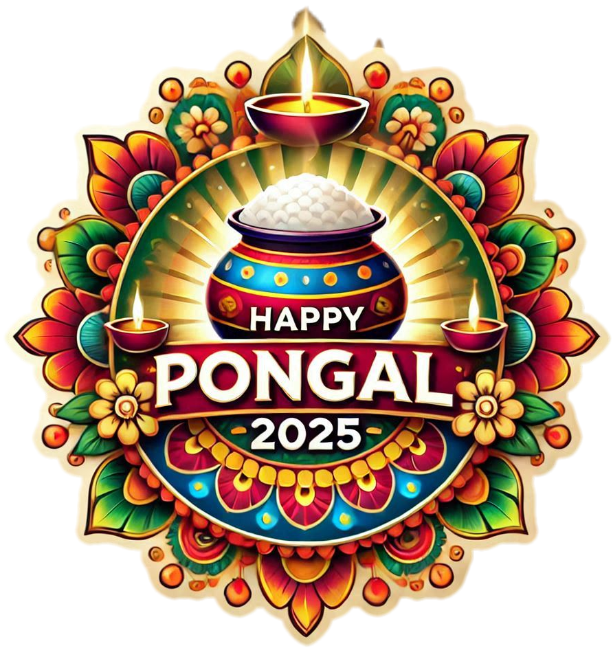 Stylish Happy Pongal Holiday Png Images - Royalty Free Happy Pongal Holiday And Wishes PNG Image | Pngmagic Free Download Stylish Happy Pongal Holiday Png Images - High Quality Happy Pongal Holiday And Wishes PNG PNG Image