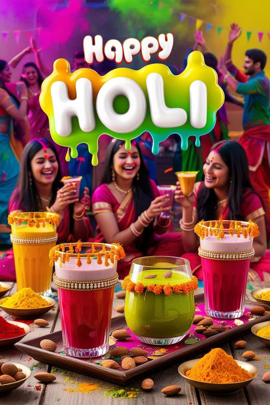 Stylish Holi Festival Text Design Image - Royalty Free Happy Holi Image | Pngmagic Free Download Stylish Holi Festival Text Design Image - High Quality Happy Holi Background