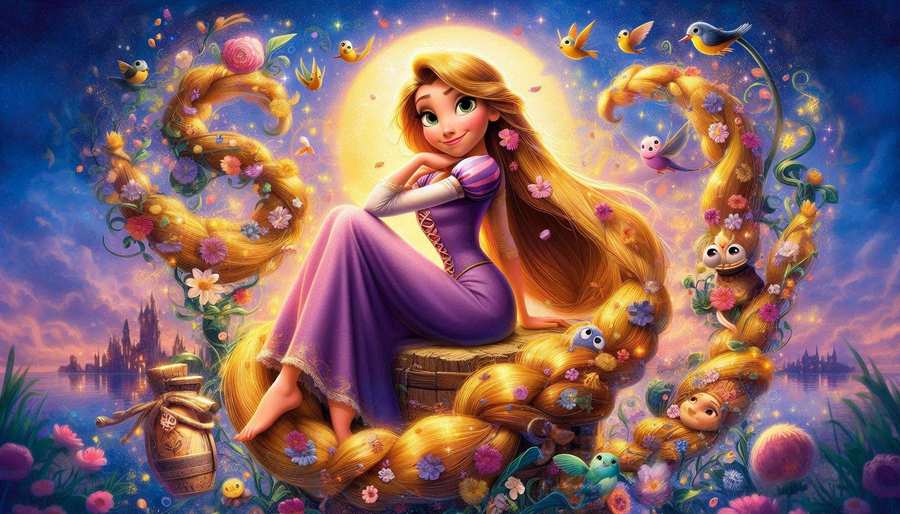 Tangled Disney Wallpaper Featuring Rapunzel - Royalty Free Disney Wallpaper Image | Pngmagic Free Download Tangled Disney Wallpaper Featuring Rapunzel - High Quality Disney Wallpaper Background