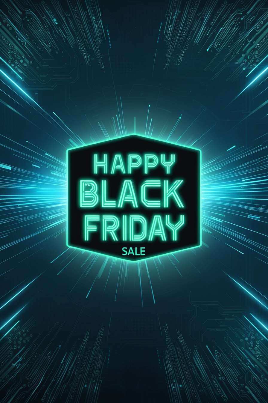 Tech-themed Black Friday Sale Poster - Royalty Free Happy Black Friday Sale Image | Pngmagic Free Download Tech-themed Black Friday Sale Poster - High Quality Happy Black Friday Sale Background