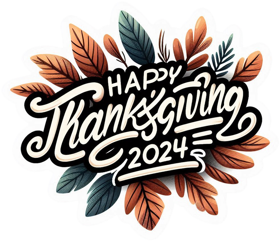 Thanksgiving Banner Png With Colorful Leaves - Royalty Free Happy Thanksgiving Image | Pngmagic Free Download Thanksgiving Banner Png With Colorful Leaves - High Quality Happy Thanksgiving PNG Image