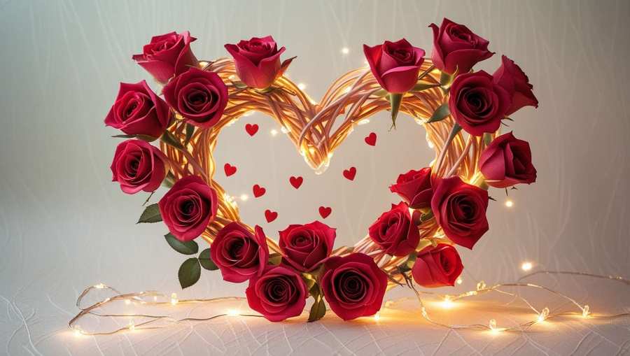 Free Download Valentine Day Background With Couples Silhouettes - High Quality Alentine Day Background Background