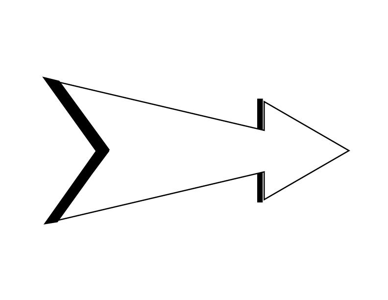 White Arrow png