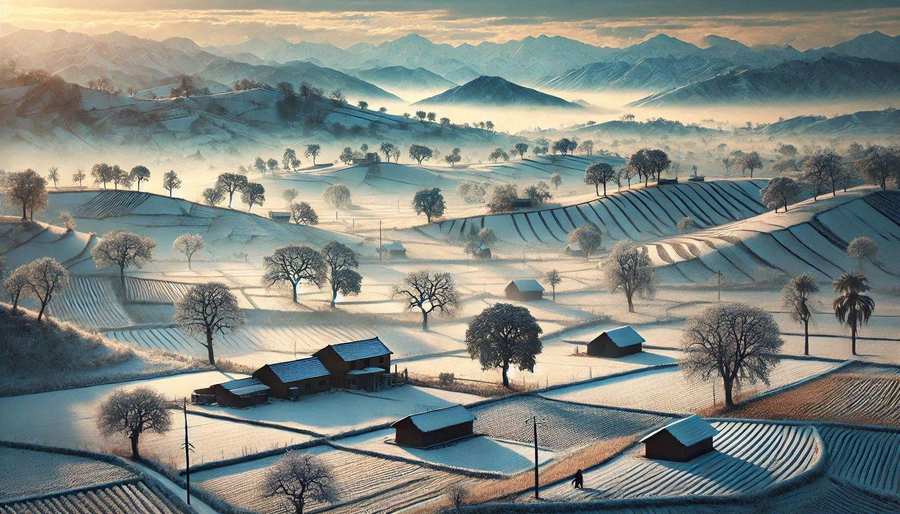 Winter Fields And Farms Wallpapers India - Royalty Free Winter Wallpaper Image | Pngmagic Free Download Winter Fields And Farms Wallpapers India - High Quality Winter Wallpaper Background