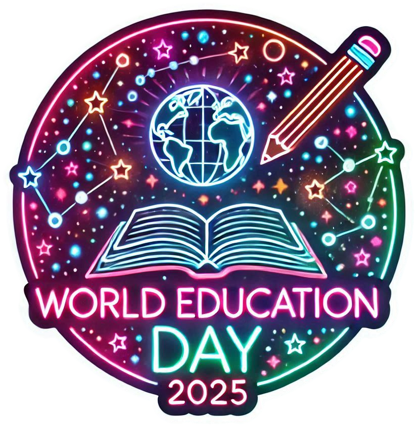 World Education Day 2025 Png Featuring Globe And Books - Royalty Free World Education Day Png Image | Pngmagic Free Download World Education Day 2025 Png Featuring Globe And Books - High Quality World Education Day Png PNG Image