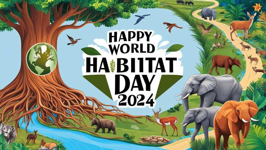 World Habitat Day 2024 Celebration Activities - Royalty Free Happy World Habitat Day Image | Pngmagic Free Download World Habitat Day 2024 Celebration Activities - High Quality Happy World Habitat Day Background