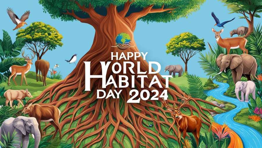 World Habitat Day 2024 Environmental Quotes - Royalty Free Happy World Habitat Day Image | Pngmagic Free Download World Habitat Day 2024 Environmental Quotes - High Quality Happy World Habitat Day Background