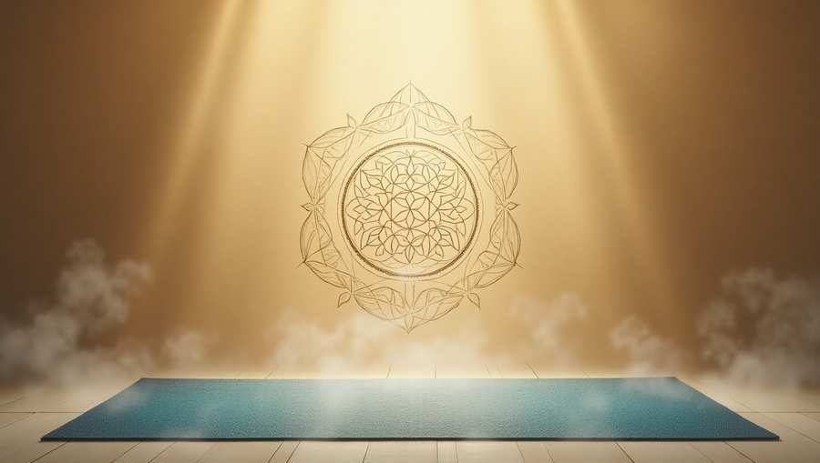 Yoga Background With Hindu Spiritual Symbols - Royalty Free Yoga Background Image | Pngmagic Free Download Yoga Background With Hindu Spiritual Symbols - High Quality Yoga Background Background