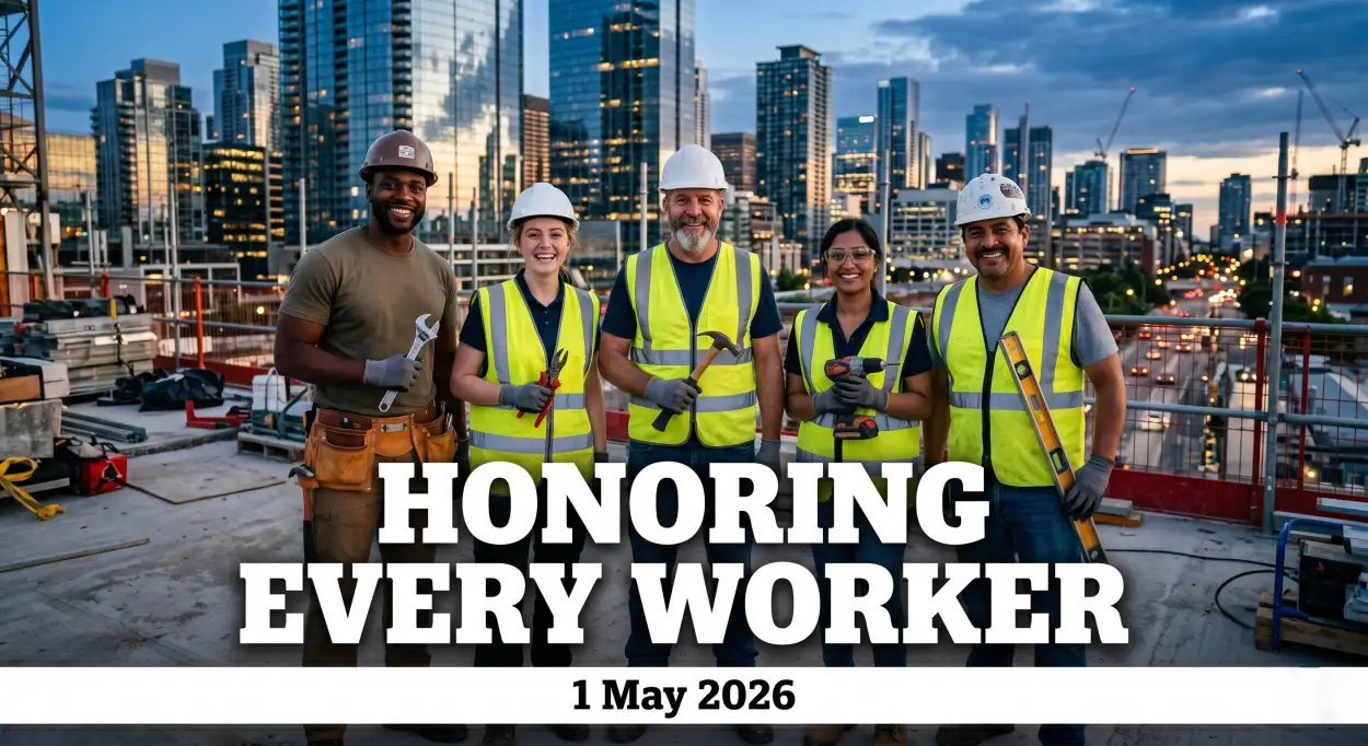 Free Download 1 May Workers Day 2026 Hd Greeting Images Download - High Quality International Workers Day 2026 Wishes Image
